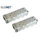 Single Port SFP Port Connector Press Fit Mounting 10G Ethernet Copper Alloy Material