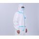 2500g Medical Protective Coverall Disposable Suit WaterProof 1.75KPa