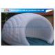 Exhibition / Party Nylon Healthy Economic Inflatable Air Tent White Moon Tent