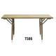 America style mid century wooden rectangle dining table furniture