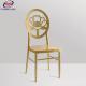 Customized Gold Wedding Chiavari Chair Flower Back Deisgn For Event