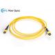 MTP To MTP Elite Fiber Optic Trunk Cable LSZH SM 24 Fiber 3.0mm Mini Jacket