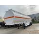 Water Palm Oil Transportation 45000 Litres Fuel Tank Trailer with 2 Discharging Hoses