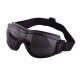 Black Color PPE Safety Goggles High Protection Level With Adjustable Elastic Band