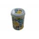 Personalized Small Round Tin Containers With Lids 77*115hmm Food Grade Material