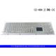 IP65 Rugged Kiosk Metal Industrial Keyboard With Touchpad Function Keys And