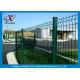 PVC Coated Bending Welded Wire Mesh Fence For Garden And Home