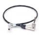 Right Angle Lemos 4pin to 3.5mm Audio Plug Timecode Cable for Tentacle Sync Red EpicRed Scarlet-WRed Raven Weap Gemini