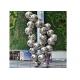 Large Landscape Decorative Stainless Steel Mirror Balls Sculpture