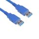 Super Speed USB3.0 Cable with USB A Male to USB A Male 1.5m
