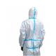 Durable Disposable Protective Coveralls Work Ppe Clothing With Front Zip