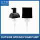 Smooth Dispensing 0.4cc Foam Pump For Personal Hygiene Products
