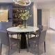 Italian Simple Style Slate Top Dining Table Set Kitchen Dinning Tables Metal Restaurant Table
