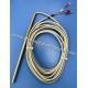RTD Temperature Sensor PT100 Probe SS316 Sheath With Silicone Cable
