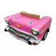 Industrial Vintage Pink Chevy Sofa Vintage Car Couch With Pu Leather Seat