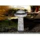 Polyresin Mushroom light water fountain Sandstone color