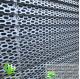 Architectural Perforation panel for building facade clad for AUDI TERMINAL FACADE