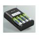 100 - 240V 500mA for 4 channel Reverse polarity protection Aaa NiMH Battery Charger