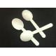 length 76mm Ice cream scoop in white color small plastic spoon