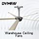 4.3m 0.7kw Gearless  Warehouse Ceiling Fans 95 RPM Industrial Outdoor Ceiling Fan