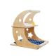 Sustainable Moon Star Cat Tree House Scratcher Wood Cat Beds for Multi Cats in Cattery