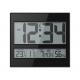 Radio Controlled Clock Indoor Temperature Humidity Modern Design Style Digital Wall Clock