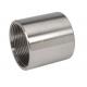 Pipe Fitting Stainless Steel Malleable Cast Iron Ss 304 316L Female Thread Bsp Socket Banded Coupling