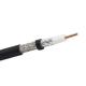 Solid Copper Conductor Coaxial Cable 5DF RG6 RG59 OD7.5MM With PVC PE Jacket