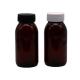 Custizable 180ML PET round sterile cough syrup oral liquid bottle with child safety cap