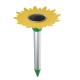 Sunflower Solar Powered Mole Repellent Gopher Ultrasonic Mole Spike Vole Chaser Groundhog for Lawn Garden Yard