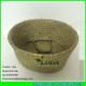 LUDA foldable storage box natural seagrass straw basket with handles