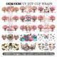 16oz 20oz  UV DTF Decals Stickers Wholesale Custom Logo Film Sheets UV DTF Cups Wraps Transfers For Mugs