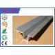 Elevator / Car Aluminum Door Threshold Extension , Aluminium Sliding Door Tracks