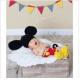 Black Yellow Mickey Mouse Baby Costume Crochet Beanie Shorts Shoes Animal Hat Cap Photo