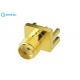 SMA Rf Cable Connector Female Jack Solder Edge PCB Straight Mounted Receptacle