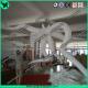 Giant Inflatable Bend Star For Event,Stage Decoration Inflatable Spiral Star