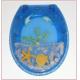 polyresin toilet seat cover,sea star shell design transparent poly-resin toilet seat,