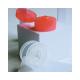 Bottles 22mm Transparent Cylindrical Double Wall Plastic Flip Cap for Customized Color