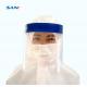 Anti Fog Transparent PET Plastic Face Shield Dental Disposable Products