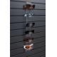 Slatwall Sunglass Display Fixtures , Eyeglass Display Holder 6 Pairs Clear Acrylic