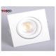 Square White Ceiling Recessed Spotlights Gu10 Downlight Adjustable