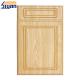 Flat Panel MDF Shaker Kitchen Cupboard Doors Classic Style With Wood Texture Color