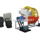 High Output Double Shaft Shredder Machine For Car / Truck / Bus Tire Recycling