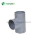 Plastic Pipe Fittings 3 Way Connector UPVC Equal Tee DIN Pn10 with Glue Connection