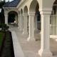 White Marble Doric Order Square Column Stone Roman Pillar European Style House Pillars Modern Building Design