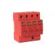 40kA Type 2 Surge Protector Device Power Electric Arrester 35mm Din Rail