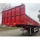 Dry Cargo Tailgate 3 Axle 40 Foot 60T Dropside Trailer