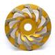High Grade Metal Bonded Diamond Grinding Wheel For Concrete / Masonry Surface Grinding