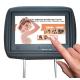 Patented 4G Lte Car Seat LCD Screen 10.1'' 500cd/m2 Brightness SD Card USB2.0 Input