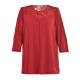 2020 New Lace Woven Fabric Ladies Round Neck Blouse In Plus Size